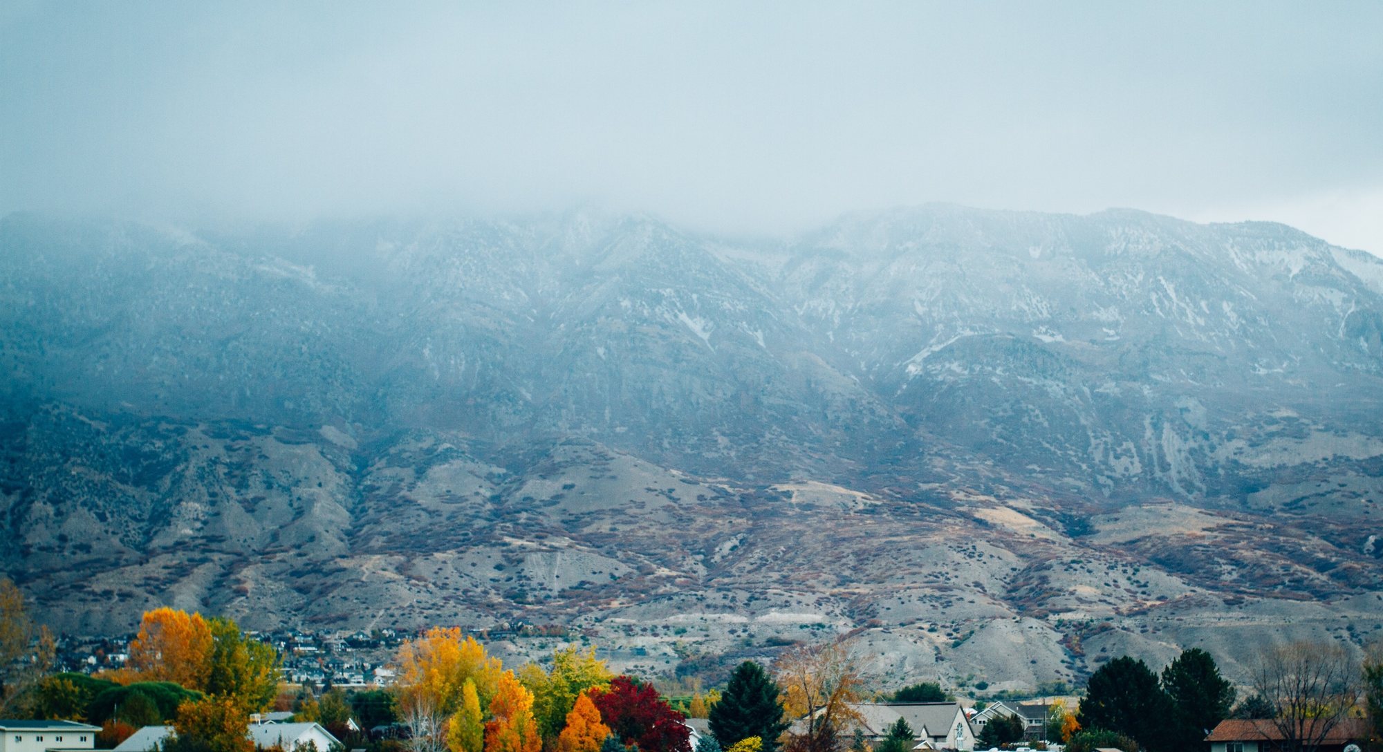 Wasatch Front foothills above the Salt Lake Valley