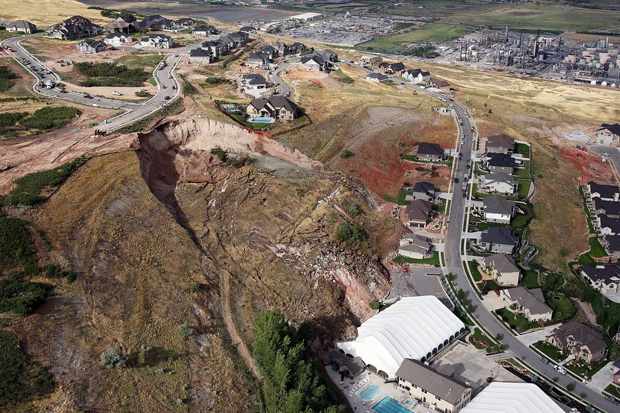 Hillside monitoring at the North Salt Lake landslide